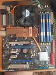 Матертнская плата Asus p5e комплект