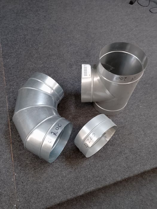 3 Peças galvanizadas