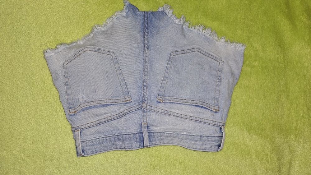 Krótkie spodenki szorty dżinsowe 36