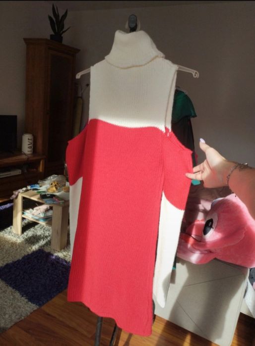 Sukienka sweter tunika