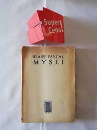 książka "myśli" Blaise Pascal