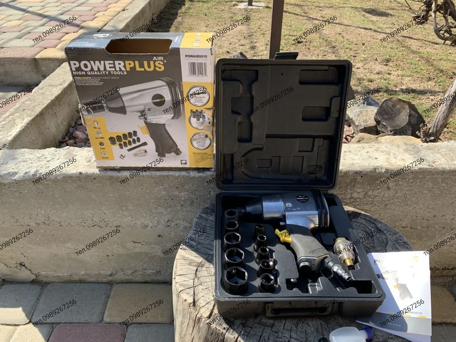 Пневматический ключ 1/2 ";, 310 Нм, POWAIR0010 Powerplus Бельгія