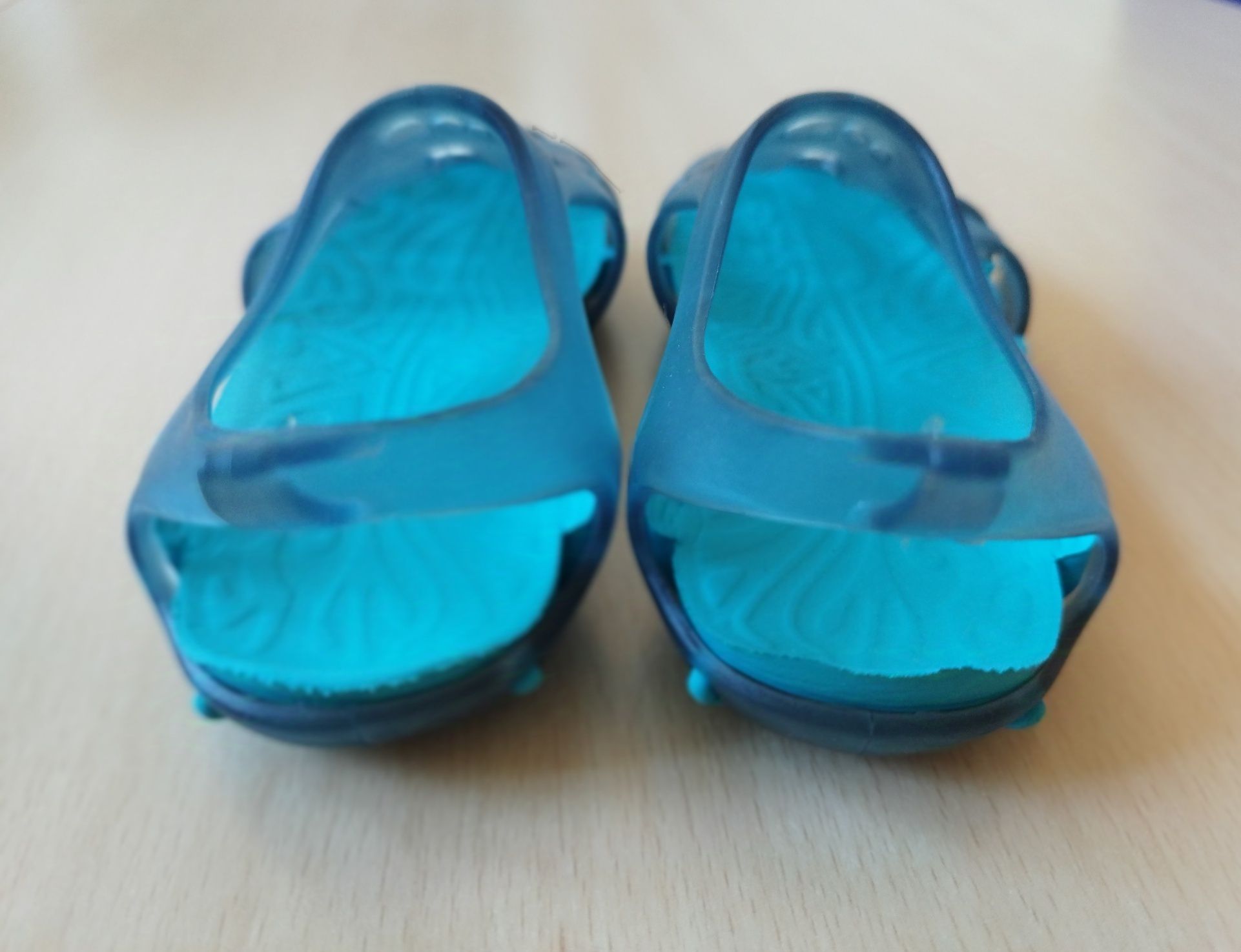Niebieskie buty do wody basen Nabaiji 25 Decathlon