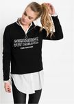 B.P.C czarna bluza z nadrukiem r.40/42
