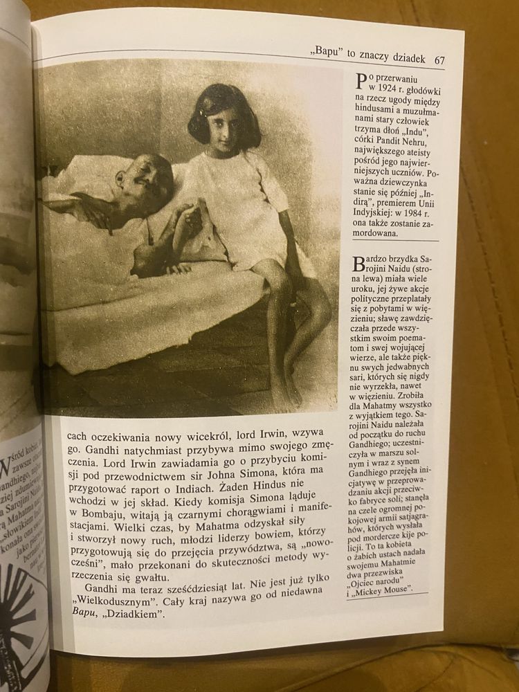 Catherine Clément. Gandhi-mocarz wolności