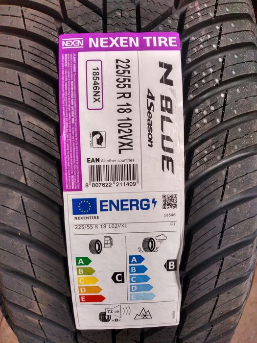 Nowe opony całoroczne Nexen N Blue 225/55R18. MONTAŻ GRATIS !!!