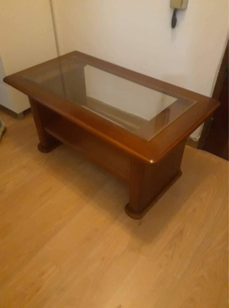 Mesa de Apoio com Vidro