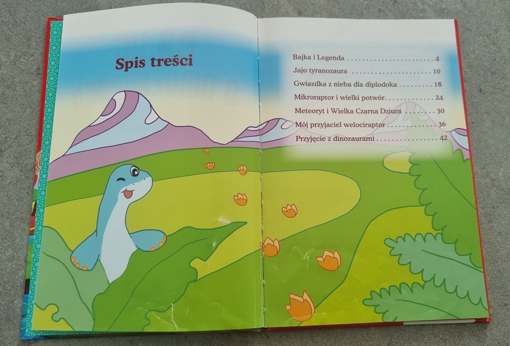 Książka dla dzieci "Bajki o dinozaurach"