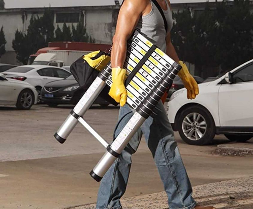 Składana Drabina Teleskopowa Segmentowa Aluminiowa XL 3,2m 150kg