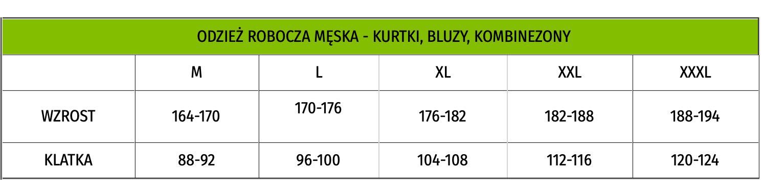 Ocieplana kurtka ochronna robocza ZIMOWA WODOODPORNA rozm. XL