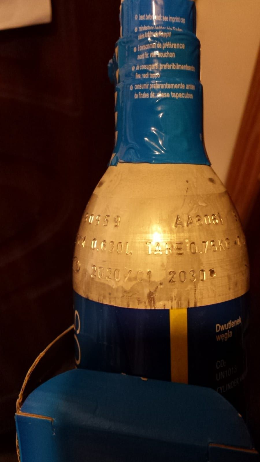 Sodastream oryginalny Nowy Pełny nabój.