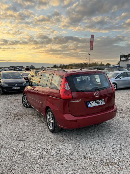 Na Sprzedaż Mazda 5 2.0D/7-os/całe progi/długie oplaty/klima/alu/zamia