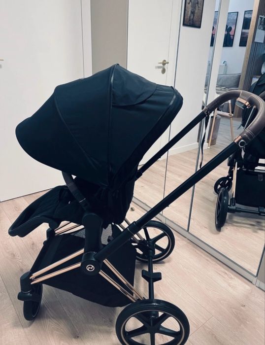 Wózek Cybex Priam 4.0 deep black rose gold