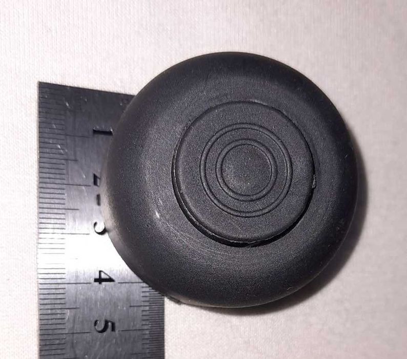 Набір 5 шт ніжка меблева з регулюванням, d=49мм, h=27мм