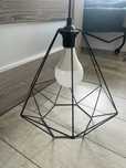 Lampa wisząca Ikea czarna loft geometryczna