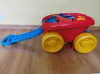 Fisher Price Mega Bloks First Builders Wózek Zbieracz Sorter + klocki