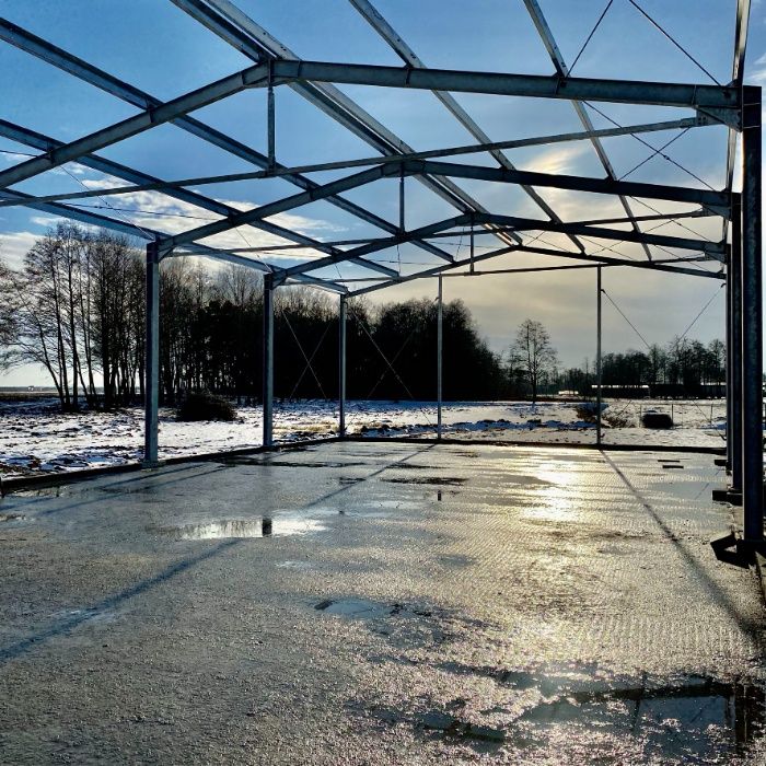 Hala stalowa 12 x 25 x 4m konstrukcja stalowa   Cena netto 89 900 zł