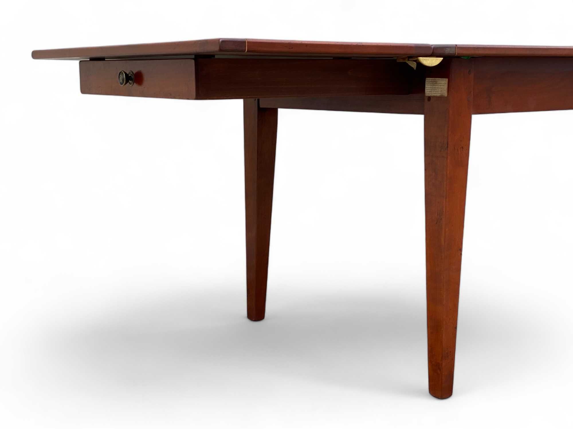 Angielski drewniany prostokątny stół rozkładany, Made in England