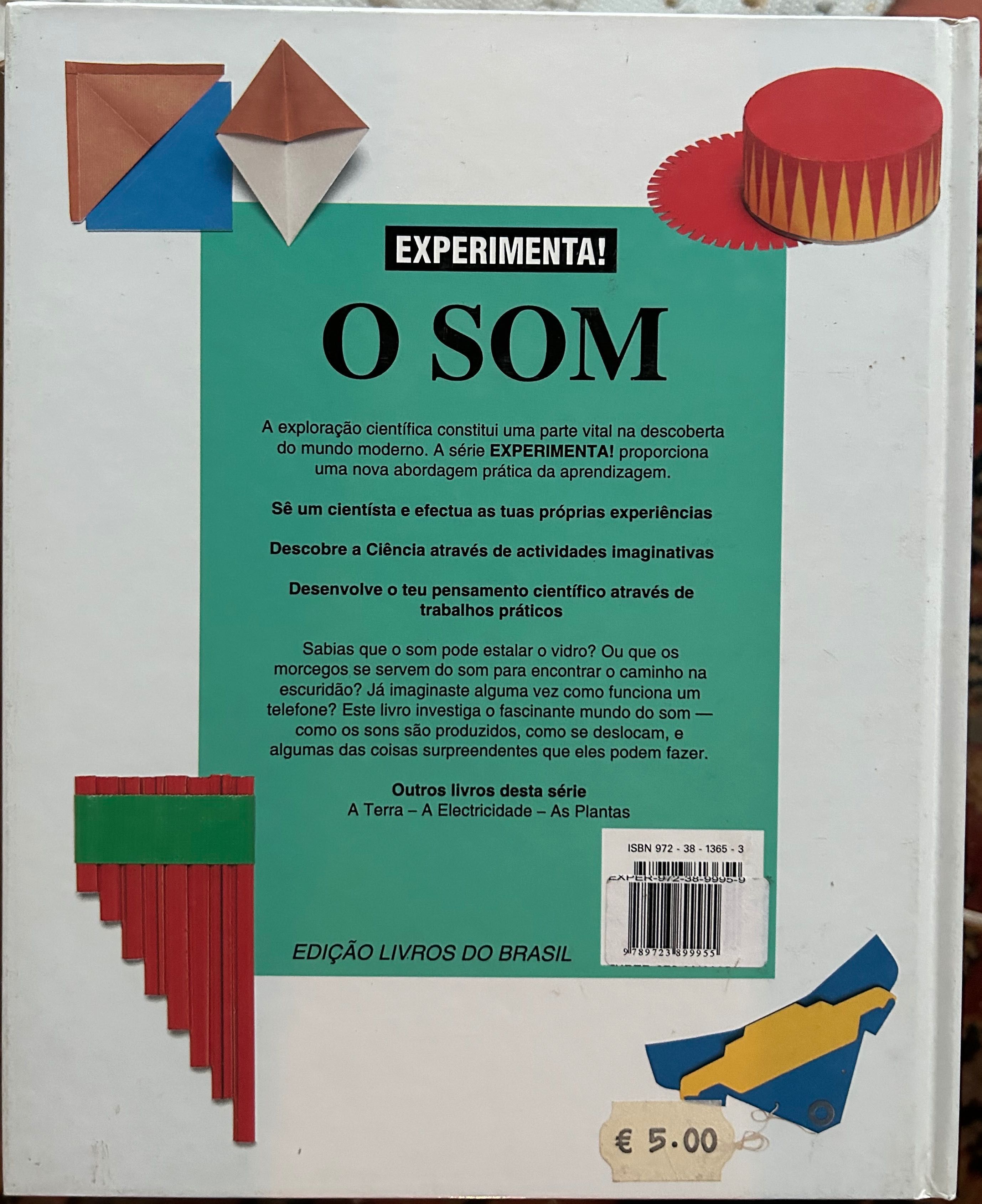 Experimenta! O Som - Edição Livros Brasil Lisboa