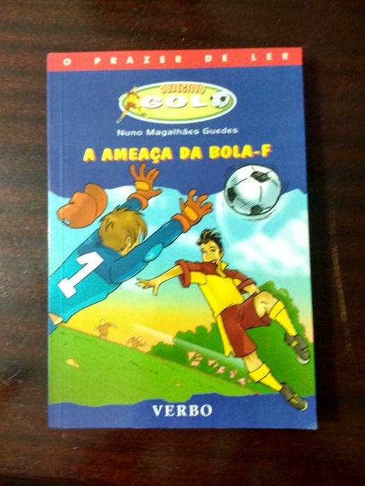 Livro Objectivo Golo - A Ameaça da Bola F VERBO