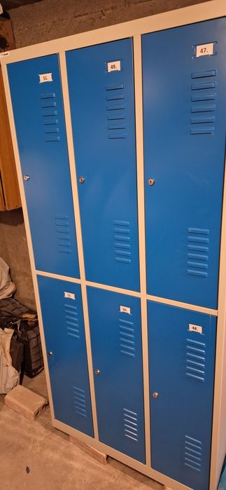 Szafka metalowy 2 st