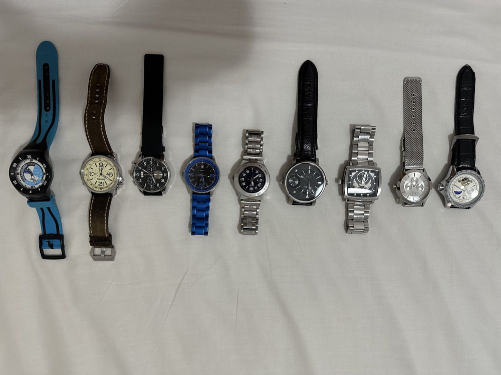 Vários tipos relógio