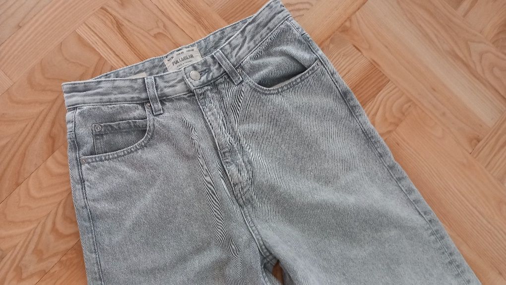Spodnie Pull&Bear jeans - jasne