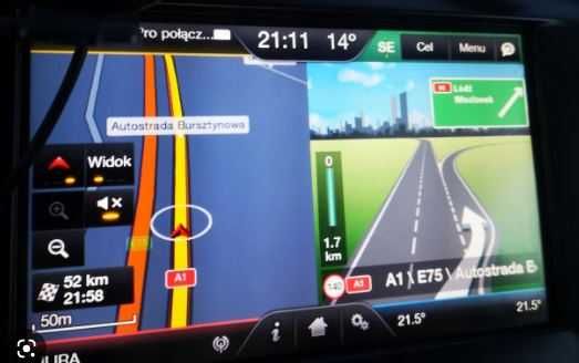 Cartão GPS para FORD (Europa 2023 SYNC2 F11) última atualização