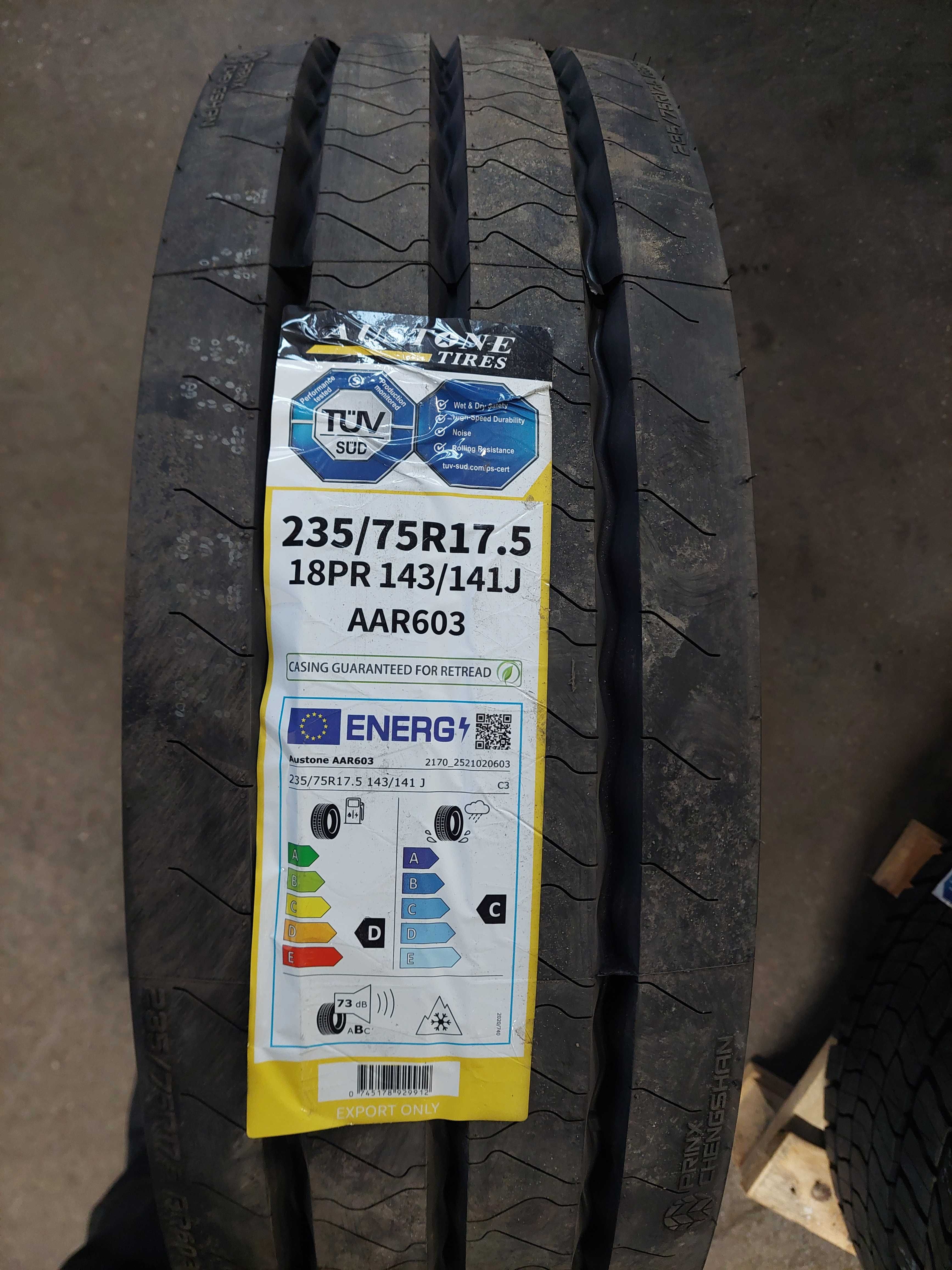 Nowe opony ciężarowe 235/75R17.5