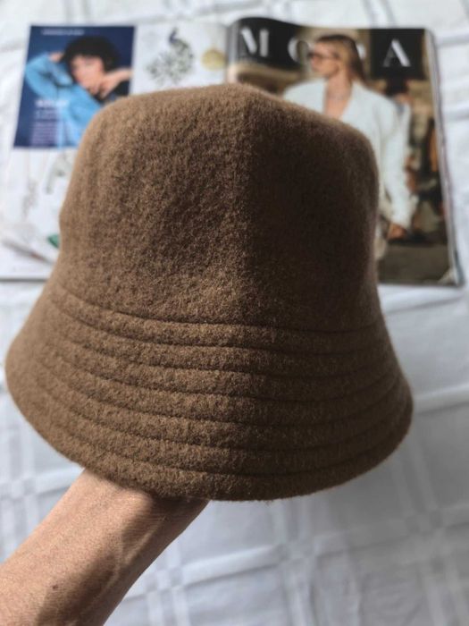 Kapelusz Ciepły Damski Brązowy