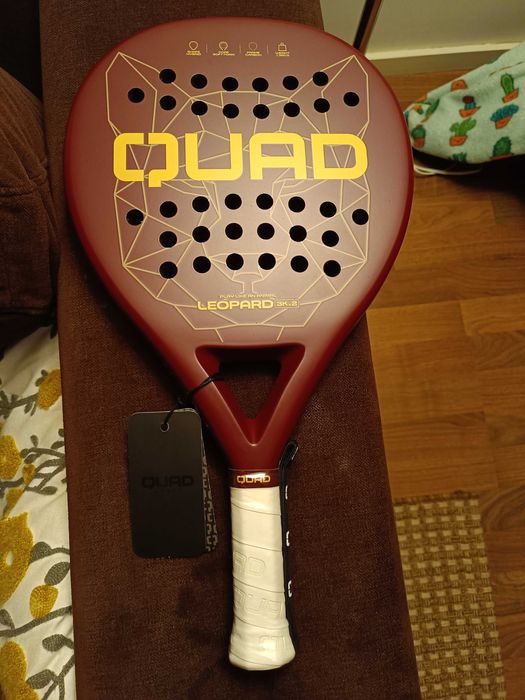 Raquete Padel Quad Leopard nunca usada