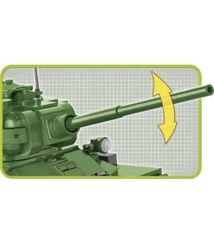 Сборная модель Cobi Танк Т-34/85, 668 деталей, подарки, конструктор