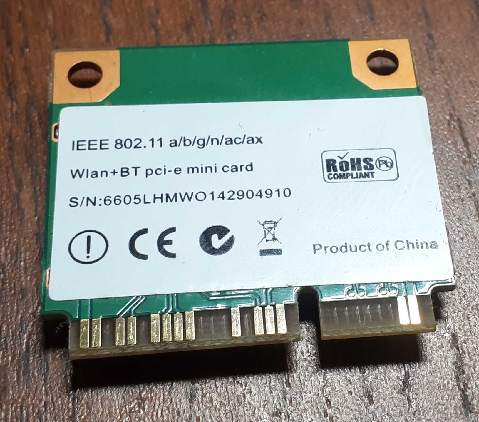 Wi-Fi 6 adapter karta mini PCI-E do laptopa MPE-AX3000H (Intel AX200)