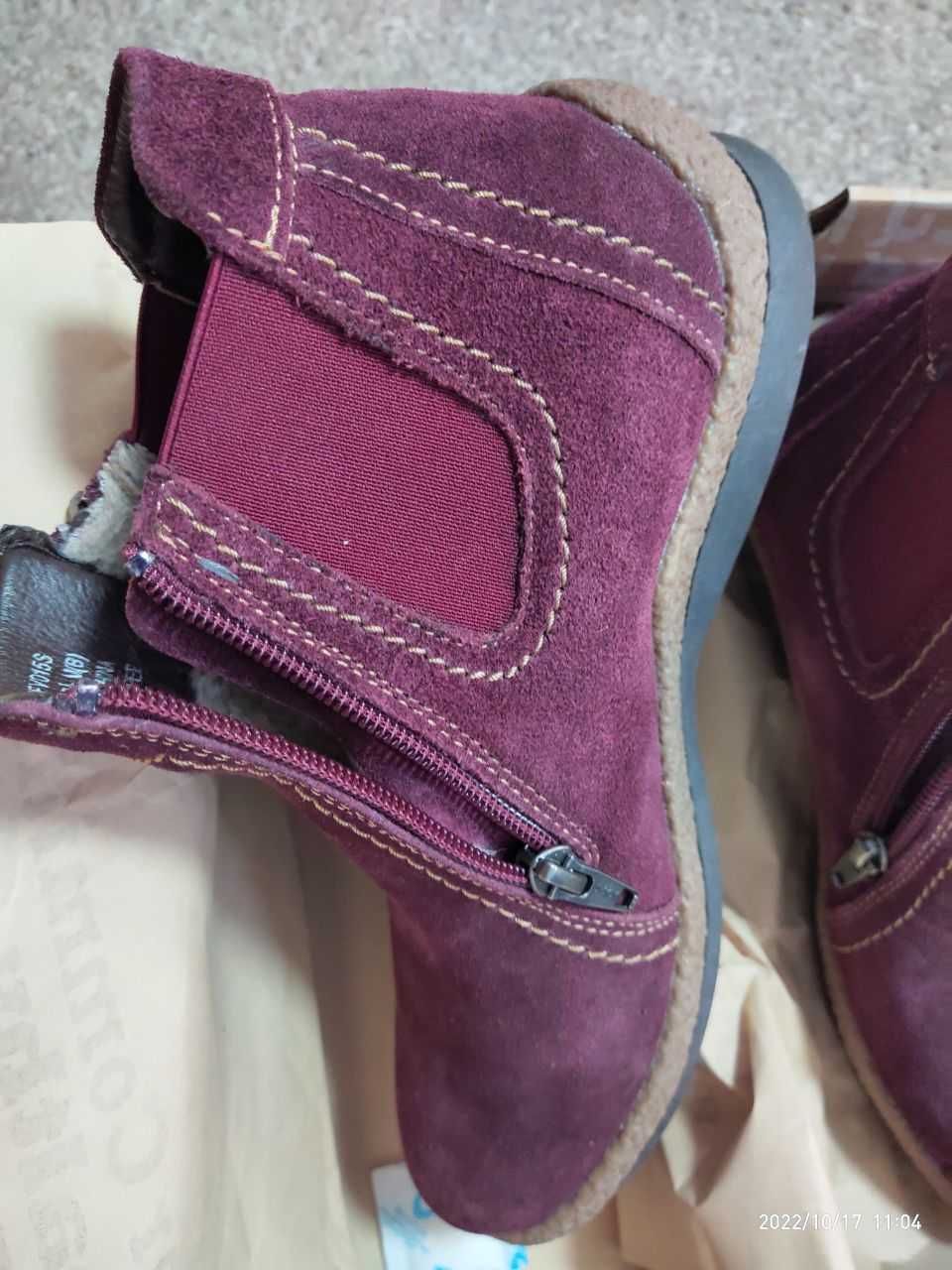 ∎∎‼️Женские ботинки замша челси∎∎propet doretta dark red∎∎Новые-39р‼️