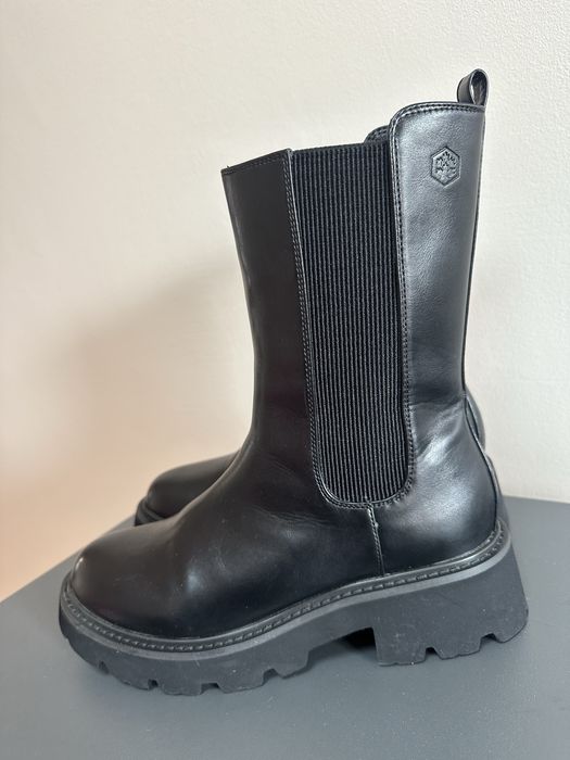 Шкіряні чоботи челсі 40-41