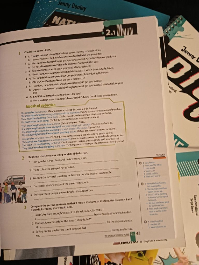Inglês 11º ano - DIGI UP 11	Manual do prof + workbook - Novos!!