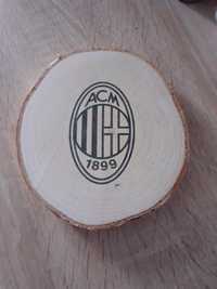 AC Milan. Plaster drewna dekoracyjny ozdobny