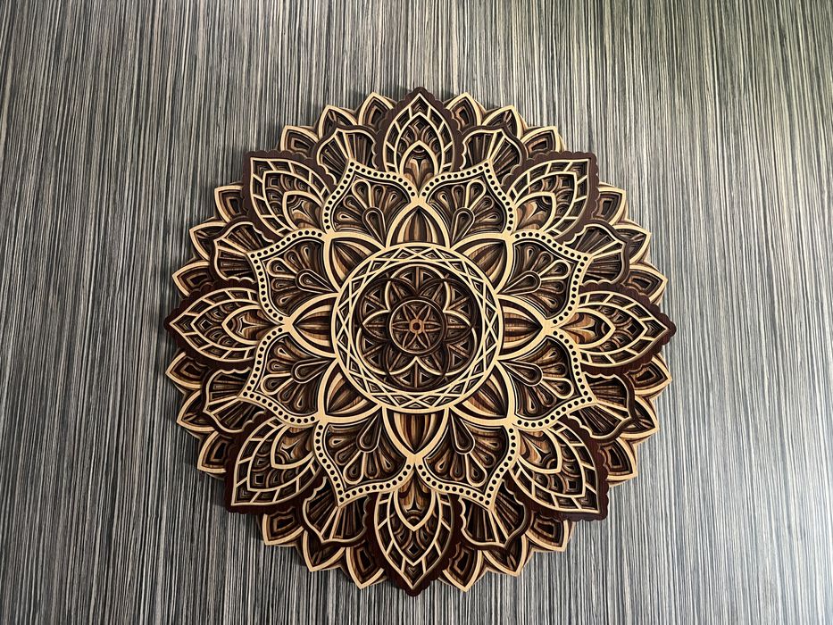 Mandala em diversos tipos de maneira 3D