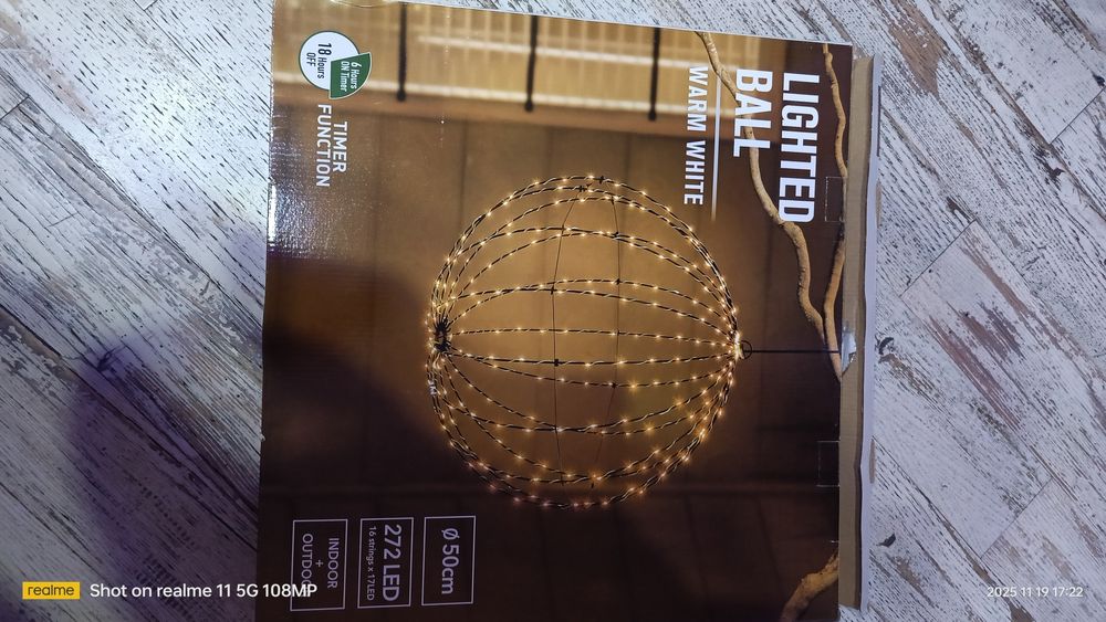 Nowa swiateczna kula LED.