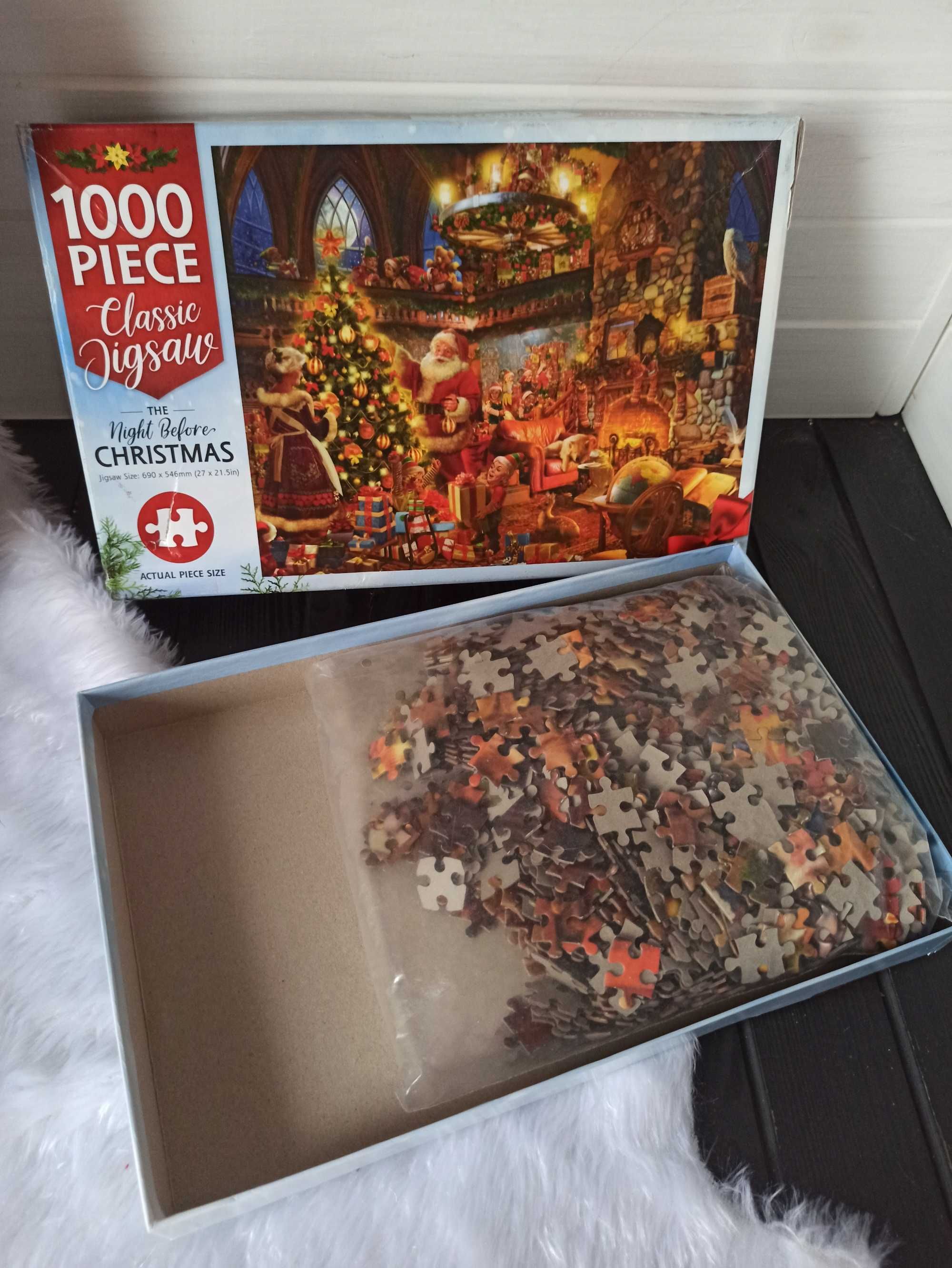Різдвяні новорічі пазли Jigsaw на 1000 елементів