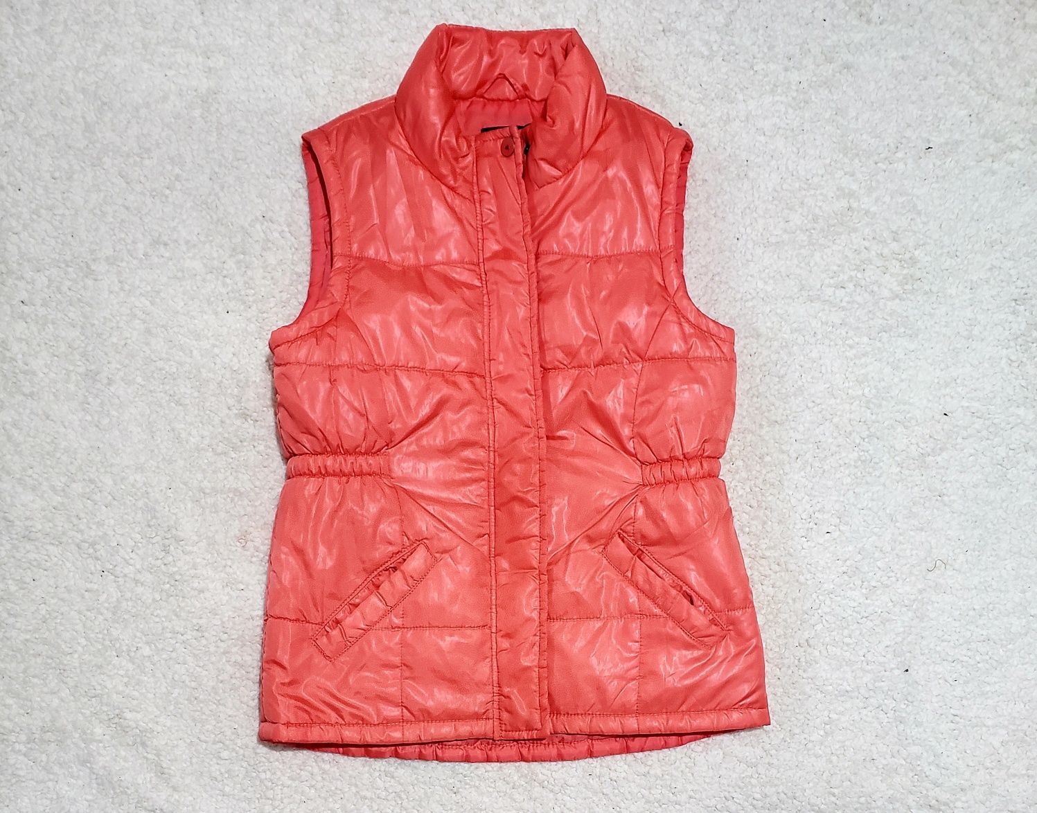 Фирменная яркая демисезонная куртка для девочки 134-140