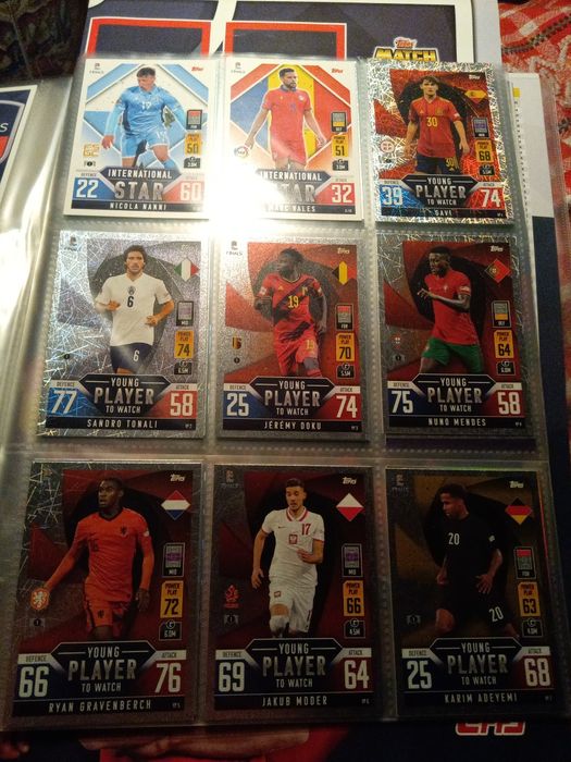 Arquivador (coleção liga das nações cards)