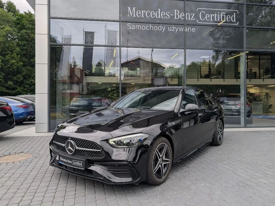 Mercedes-Benz Klasa C 200 4Matic, pakiet AMG Premium, pakiet Night, Kamera 360°