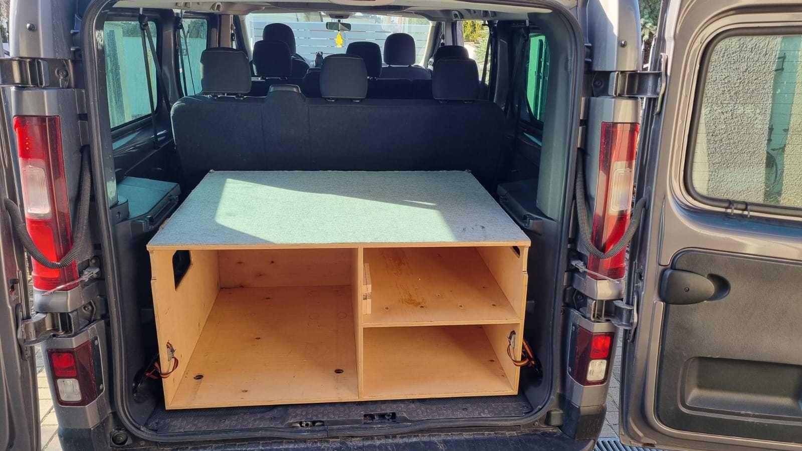 Zabudowa łóżko DIY sklejka do Renault Trafic III, Opel Vivaro