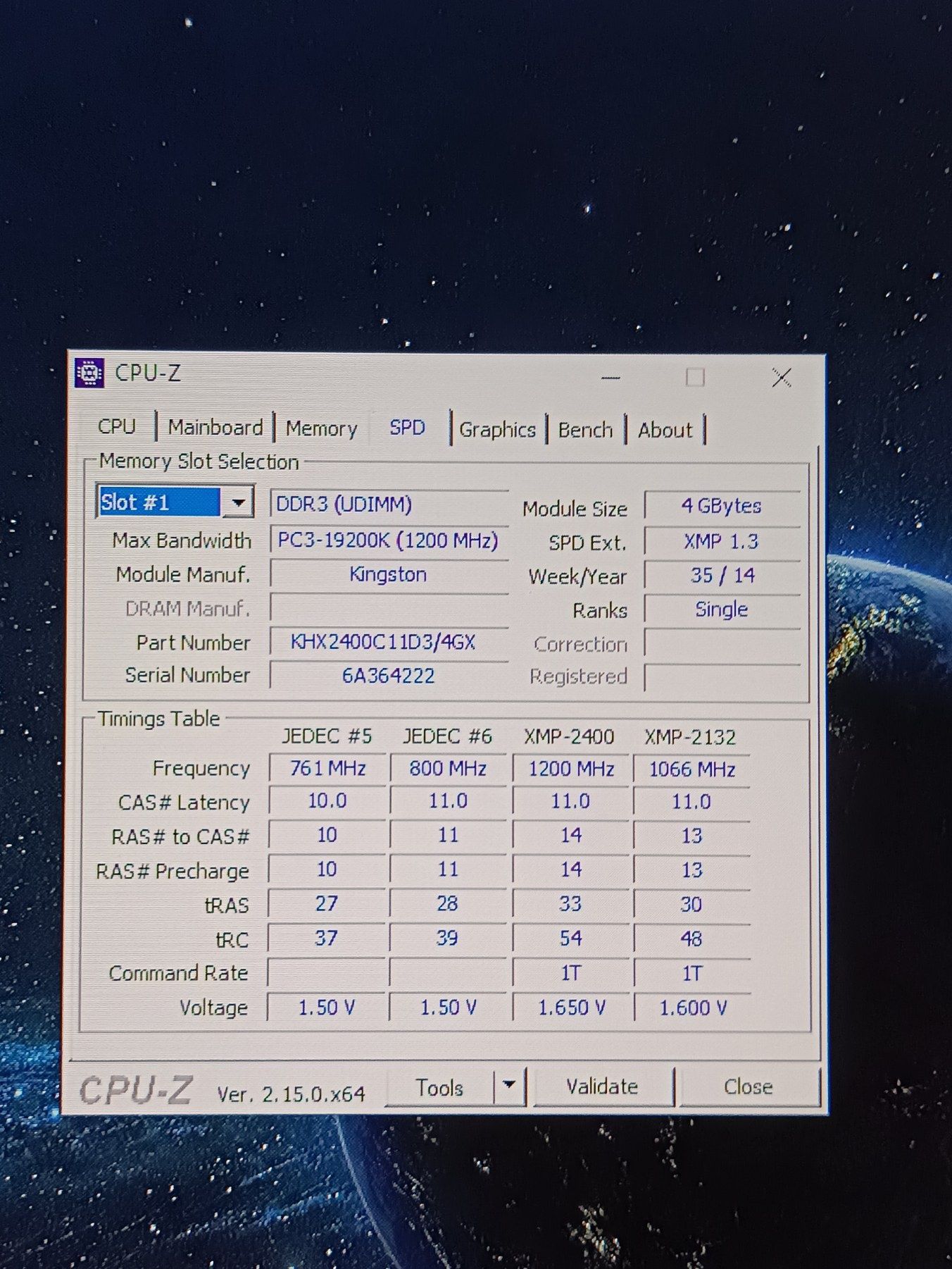 Память 8Gb DDR3-2400MHz Kingston HyperX KHX2400C11D3/4Gb (2X4Gb)