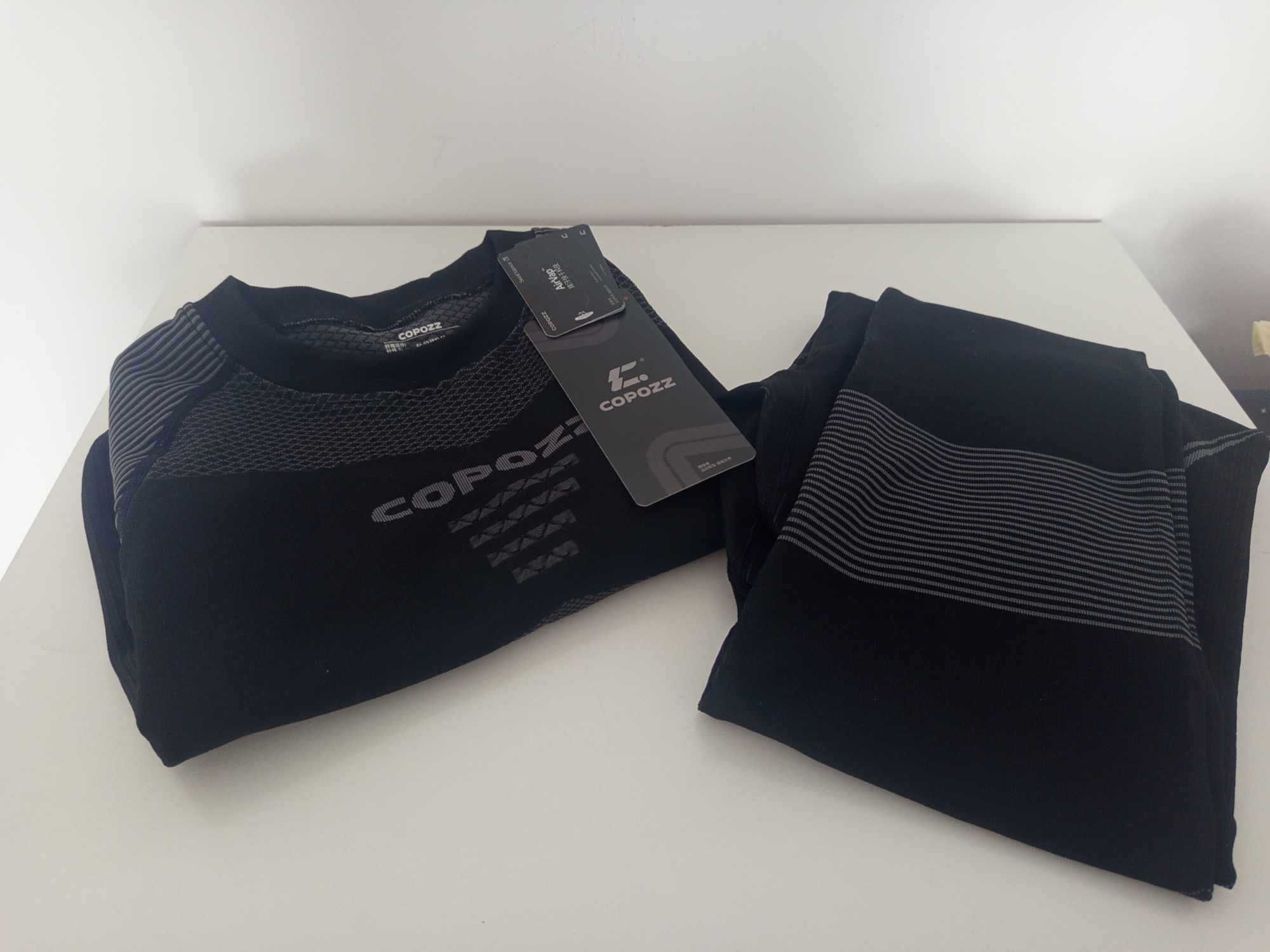 COPOZZ narciarski zestaw bielizny termiczna szybkoschnąca dres XL