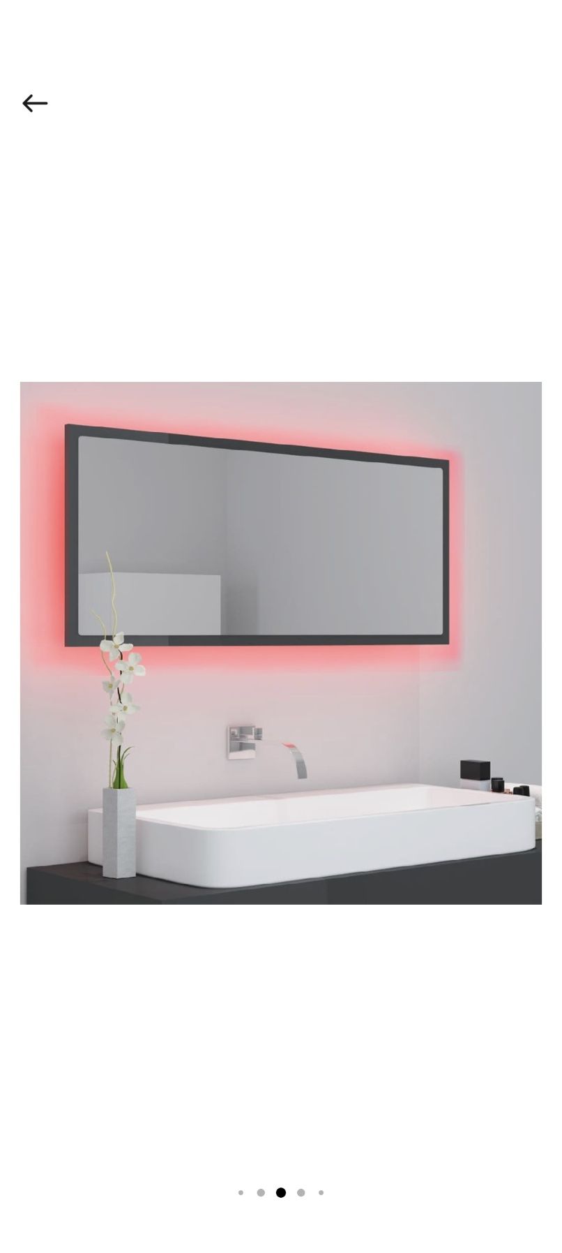 Espelho casa de banho com LED