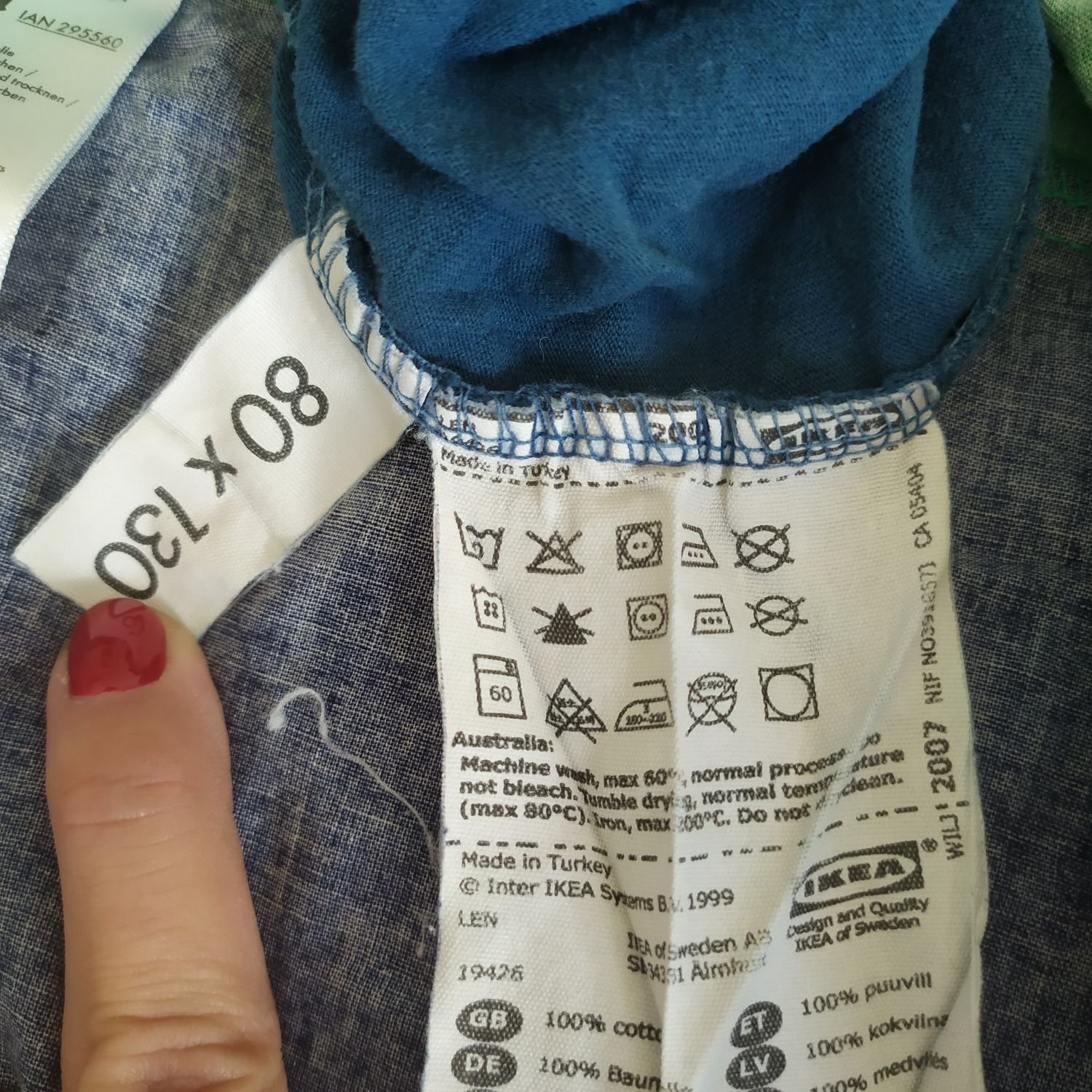 Pościel niemowlęca Lupilu + prześcieradło Ikea