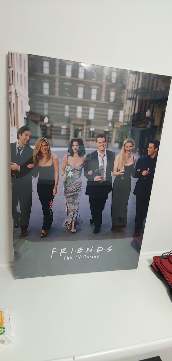 Plakat serialu Przyjaciele w plexi