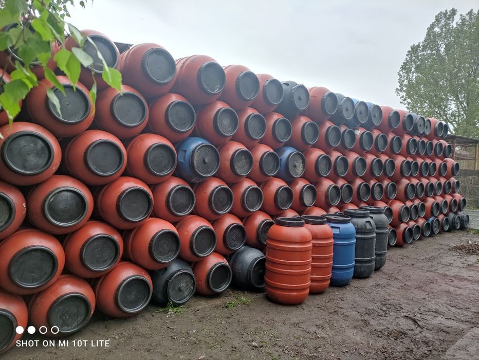 Beczka 220l spożywcza do ogrodu F VAT transport gratis